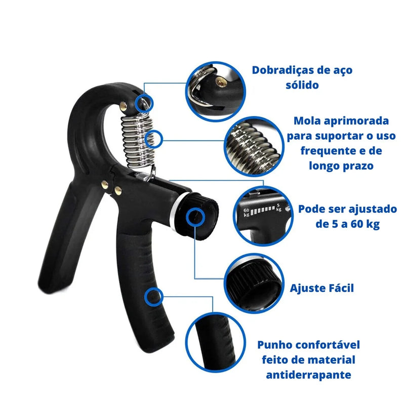 Hand Grip Mola Com Ajuste 5kg A 60kg
