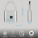 Cadeado Digital Inteligente com Leitura Biométrica